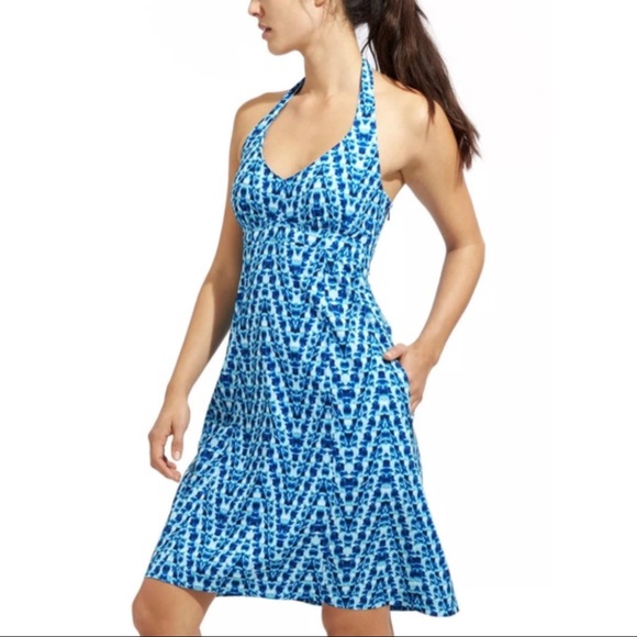 Athleta Pack Everywhere Dress Bora Bora Blue - Picture 2 of 16